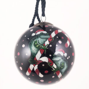 LiBien.com Inside Painted Christmas-Frog Ornament2