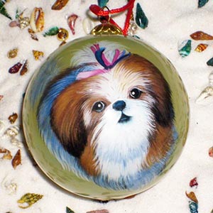 Li Bien Dog Christmas Ornament #7