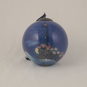 Li Bien Inside Painted Lighthouse Theme Ornaments # (7)