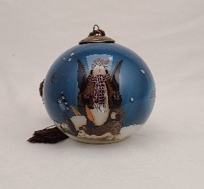 Penguin - Li Bien Inside Painted Glass Ornament - Australian Exclusive